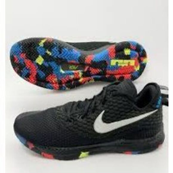 Nike Men's Size 12 Lebron James Witness Athletic Shoe Black Multi Sneaker Gym - Picture 3 of 14